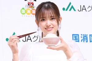 松村沙友理、1回の食事でお米3合ペロリ「ご飯のおかずにご飯を…」