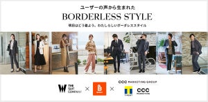 青山商事とCCC、新ビジネスウェア「BORDERLESS STYLE」を販売開始