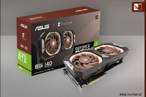 ASUSとNoctua、共同開発したGPUクーラー採用のRTX 3070搭載カード