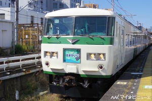 JR東日本185系を展示、両国駅「ちばトレインフェスティバル」2日目