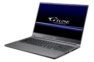 G-Tune、Ryzen 7 5800Hを搭載するゲーミングノートPC「G-Tune E5-165-R7」