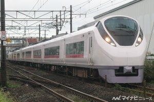 JR東日本E657系「水戸偕楽園号」赤塚駅で折り返し、偕楽園駅へ運転