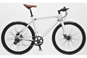 スマホでロック解錠も! バッテリー内蔵型の電動自転車がクラファンに登場