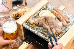 天然花崗岩プレートで1人焼き肉を満喫「俺の石焼きプレート」　サンコー