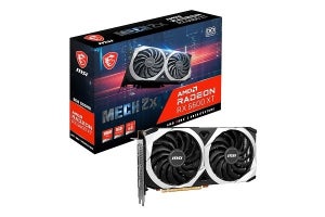 MSI、LEDを搭載しないデュアルファンのRadeon RX 6600 XT搭載カード