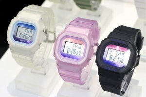 カシオ「BABY-G」、刻々と移ろう冬の空を表現したスクエアモデル