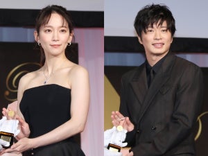 吉岡里帆＆田中圭、ベストドレッサー賞受賞「とても光栄」「ハッピー」