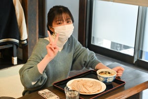 紺野彩夏、うどん“すする”撮影に苦戦「今回もそこが難しかったです」