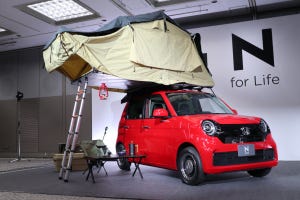 ホンダもびっくり? 軽自動車「N-ONE」でキャンプする猛者、あらわる