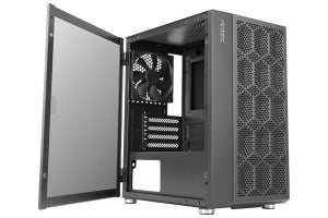 Antec、スクリューレス開閉のガラスパネルで扱いやすいマイクロATXケース