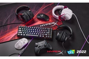 HyperX、300時間駆動するヘッドセットなどCESでゲーミングアイテムの新作を発表