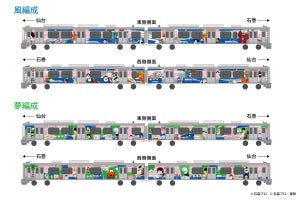 JR東日本「仙石東北ライン マンガッタンライナー」1月中旬から運行