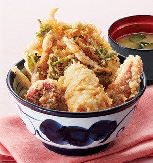 てんや、富山の白えびを使った「早春天丼」発売 - 「ポテサラとり天丼」も