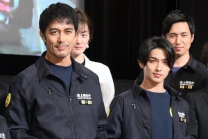 阿部寛、肉体美を絶賛され照れ笑い　“相棒”横浜流星も太鼓判