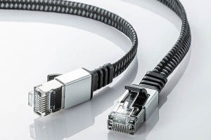 フラット＆メッシュ素材の10GBASE-T対応LANケーブル　サンワサプライ