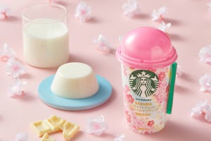 スターバックスのチルドカップに「さくらホワイトチョコレート」が登場