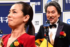 尾野真千子が涙ぐみ、役所広司は「23年ぶり」受賞…第95回キネマ旬報ベスト・テン