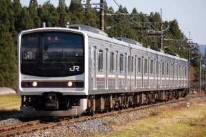 JR東日本、宇都宮線・日光線205系の引退イベント - ヘッドマークも