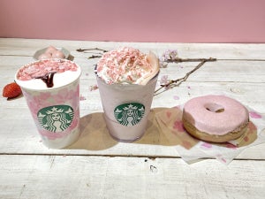 スタバ新作桜フラぺ2022「さくら ストロベリー 白玉 フラペチーノ」「さくら 咲いた ミルク ラテ」のカロリーは? SAKURAシリーズ2022のおすすめカスタムや特徴も紹介! 