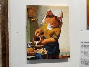 いろんな猫を眺めながらコーヒーを 清澄白河で「ねこ・猫・ネコ展」開催中