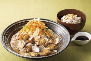 870円で「あさり250g、野菜150g」を摂れる【ちゃんぽんそば】発売