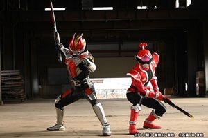 『ドンブラザーズ』と『仮面ライダー電王』が桃太郎つながりでスペシャルコラボ