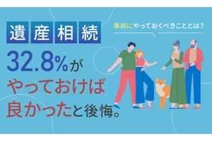 遺産相続を経験した32.8%が相続の際に後悔、事前にやっておくべきこととは?