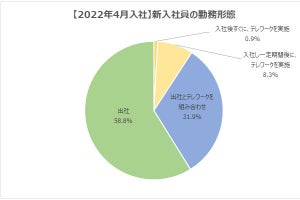 若手社員の「テレワークの課題」TOP3、報連相、進捗把握、もう1つは?