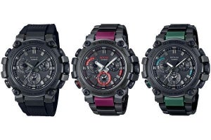 G-SHOCK「MT-G」、最薄モジュールを搭載した新機軸「MTG-B3000」3モデル