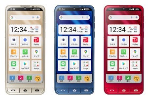 シャープ、初心者向け5Gスマホ「シンプルスマホ6」を発表 - ソフトバンクから4月8日発売