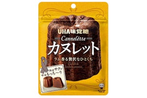 UHA味覚糖、ひとくちサイズの持ち運べるカヌレ「カヌレット」発売