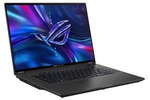 ASUS、外付けGPU対応のゲーミングノートPCに大画面モデル「ROG Flow X16」