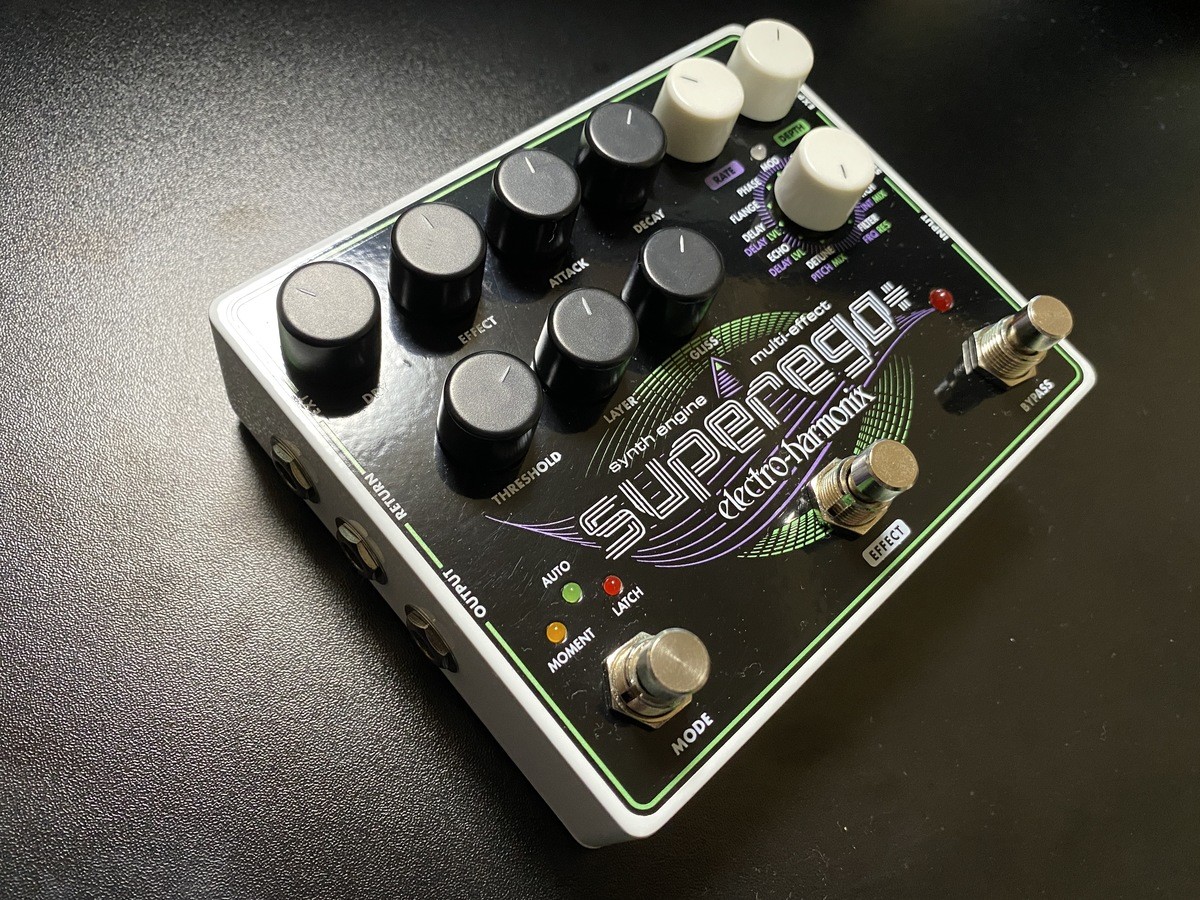 【動画あり】永遠のサスティンを自在に使いこなすギターシンセエフェクターElectro-Harmonix 「Superego＋」