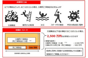 太陽生命が災害死亡を対象とした「事故割増死亡保険」を新発売