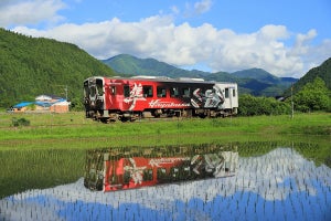 京都鉄道博物館、若桜鉄道「隼ラッピング列車」を7/1から特別展示