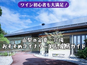 ワイン初心者も大満足! 山梨の定番&穴場おすすめワイナリー3店を徹底ガイド