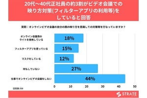 ビデオ会議で「まったく見映えを気にしない」年代、性別は? 300人に調査