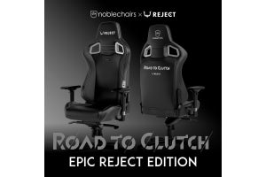 noblechairs、プロeスポーツチーム「REJECT」とコラボしたゲーミングチェア発売