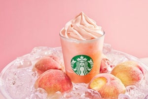 スターバックス新作「桃MORE フラペチーノ」発売に、ネット「早く飲みたい！」