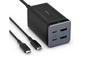 最大120W出力に対応、USB-C＋USB-Aを2基ずつ搭載した小型充電器