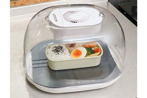 夏の食中毒対策に！ ファンとミストでお弁当を冷却する粗熱とり機