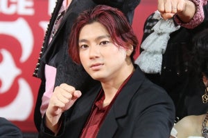 山田裕貴、シャンクス風の赤髪でイベント登場　「カッコいい」と反響