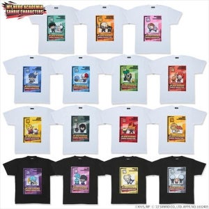 『僕のヒーローアカデミア』サンリオコラボTシャツ最新弾登場、「爆豪×バッドばつ丸」や「お茶子×マイメロディ」も