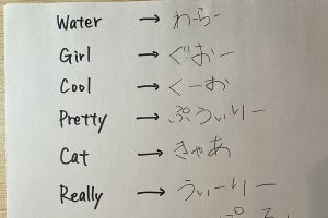 Waterの発音は「わーらー」だよ!