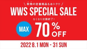 【最大70%割引】作業着スーツ「ＷＷＳ」、スペシャルセール実施