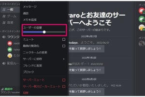 Discordでユーザーごとに音量を変更する方法
