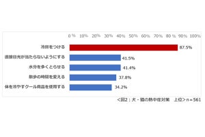 犬猫との暮らしで困ること、1位は? - 2位エサ代や医療費、3位ニオイ