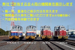 鹿島臨海鉄道KRD5号機の全般検査落成記念、神栖駅で撮影会8/28開催