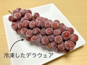 【デラうまい】デラウェアを皮ごとアイスに! 最後の1粒まで美味しくいただくJA全農のアイデアにスタンディングオベーション