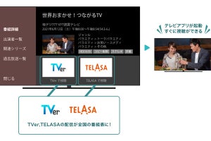 「Gガイド」番組表から見逃し配信に飛べる機能、全国で使えるように